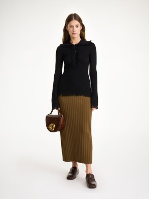 Black By Malene Birger Dreele Wool-blend Sweater Knitwear | AU_BB10997