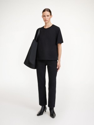 Black By Malene Birger Hedil T-shirt Tops | AU_BB80309