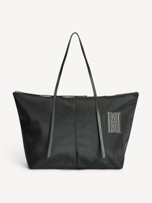 Black By Malene Birger Nabelle Medium Tote Bags | AU_BB24698
