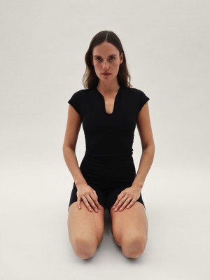 Black By Malene Birger Venazia Athletic Tops | AU_BB76495
