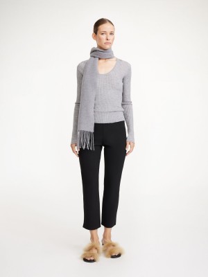 Black By Malene Birger Vilea Cropped Trousers | AU_BB59844