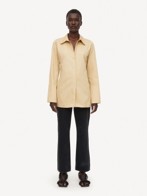 Dark Sand By Malene Birger Padano Organic Cotton Shirts | AU_BB61621
