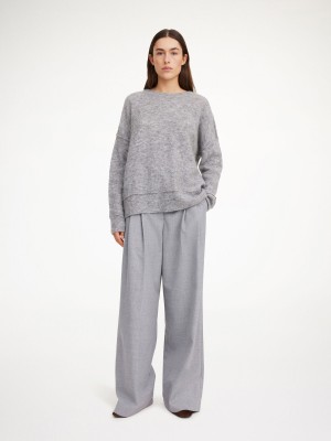 Grey Melange By Malene Birger Biagiorms Sweater Knitwear | AU_BB67917