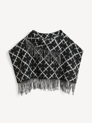 Light Grey Melange By Malene Birger Turtlos Wool Bib Scarves | AU_BB30357