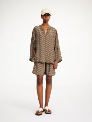 Mono Lined 1DJ By Malene Birger Plazzo Blouse Shirts | AU_BB98212