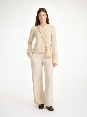 Oyster Gray By Malene Birger Darja Wide-leg Trousers | AU_BB25767