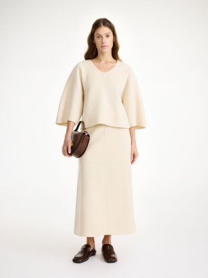 Pearl By Malene Birger Calya Wool Blouse Shirts | AU_BB70411