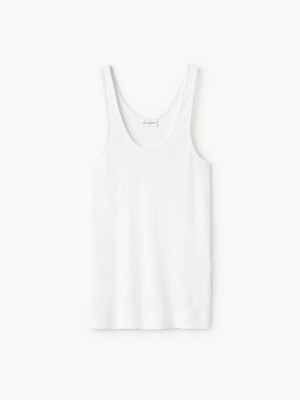 Soft White By Malene Birger Anisa Tank Tops | AU_BB97085
